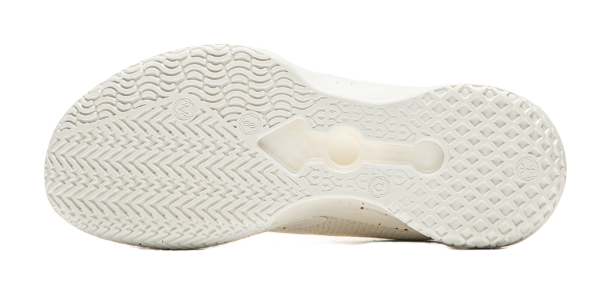 LiNing Knife 5 Slip Resistant Coverage Lightweight Rebound Low top Performance Basketball Shoes Mens White Gold  VJSNEAKER