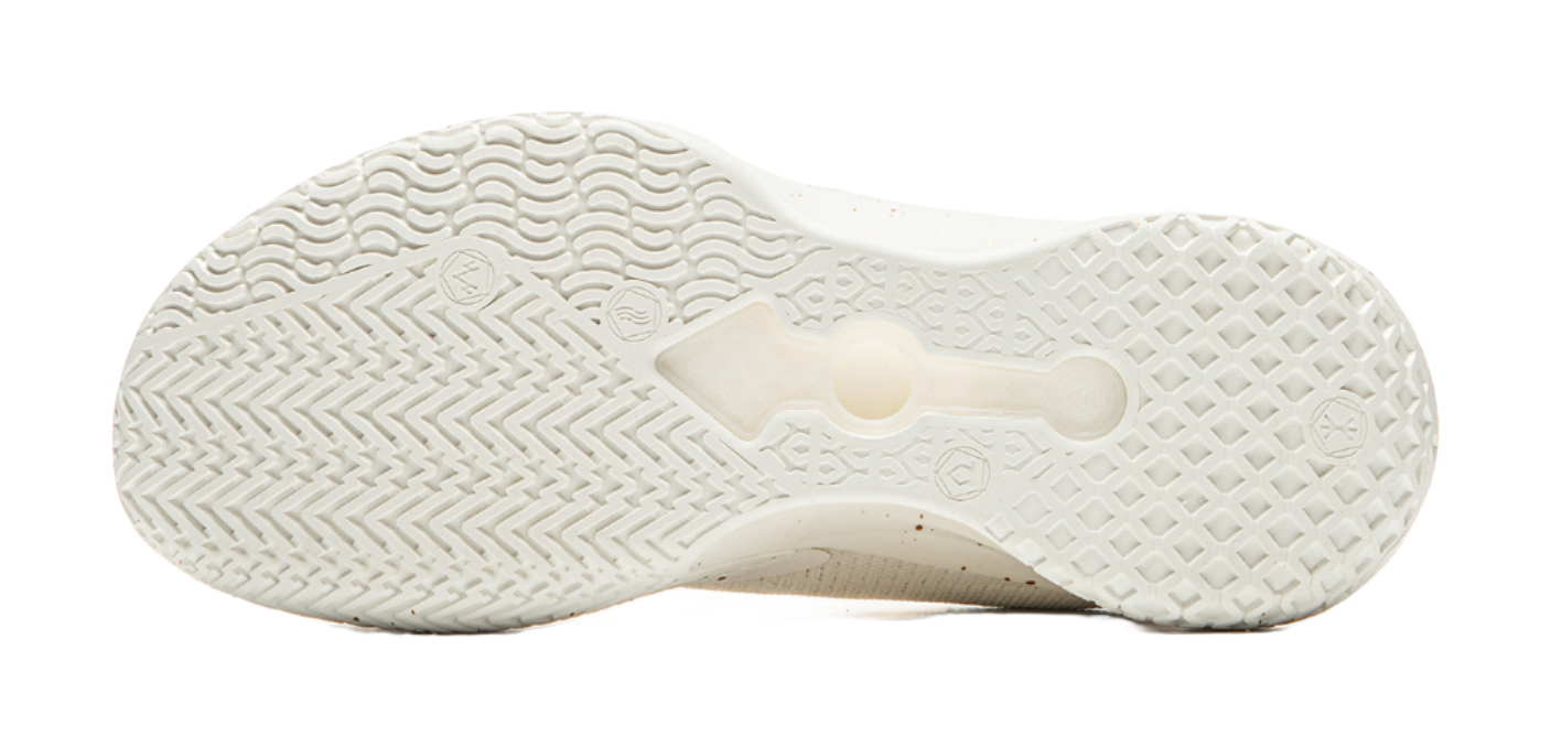 LiNing Knife 5 Slip Resistant Coverage Lightweight Rebound Low top Performance Basketball Shoes Mens White Gold  VJSNEAKER