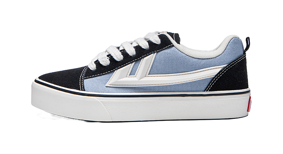 Warrior Sports Casual Wear resistant And Lightweight Low top Canvas Shoes Unisex Black Blue 