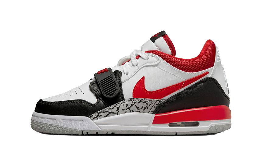 Jordan Legacy 312 Low Fire Red GS  vjsneaker.com