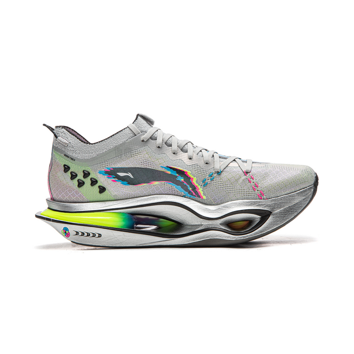 Li Ning Feidian 6 ULTRA Cushioning Slip Resistant Abrasion Resistant Low top Carbon Plate Running Shoes Unisex