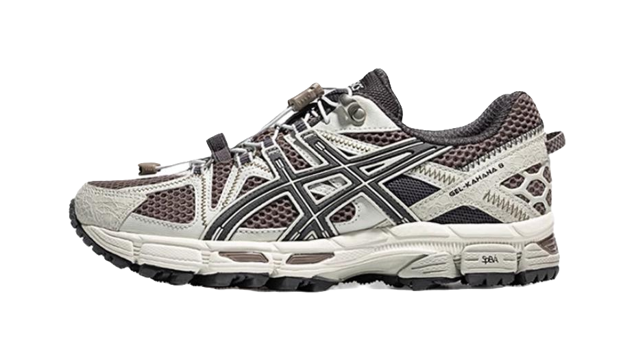 Asics Gel Kahana 8 FL Low Top Casual Trail Running City Commute Running Shoes Womens Brown Black  VJSNEAKER