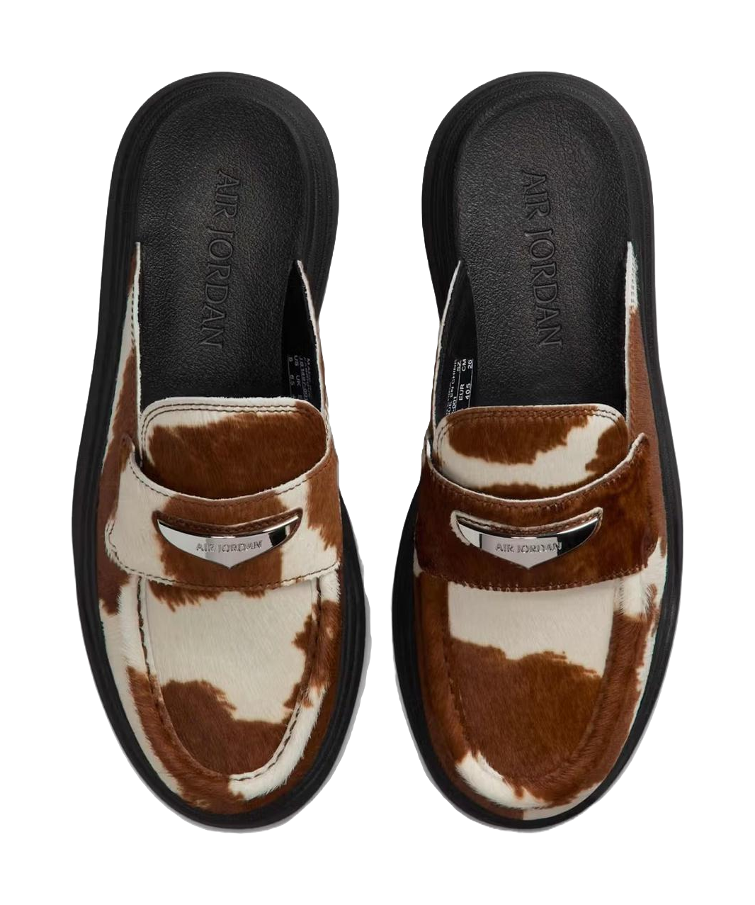 Jordan Air Jordan Mule Abrasion Resistant Closed Toe Slippers Womens Black White Brown  vjsneaker.com