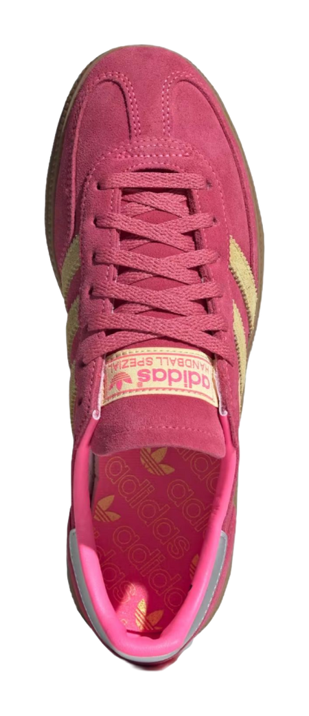 Adidas Wmns Handball Spezial Lucid Pink Almost Yellow Womens  vjsneaker.com