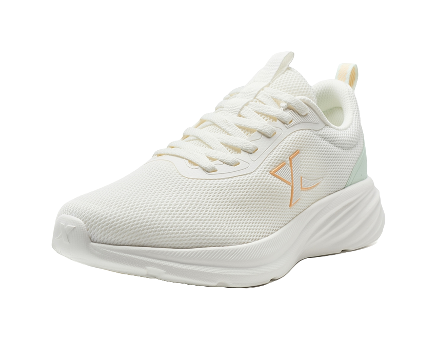 XTEP Feather Escape Wear resistant And Lightweight Low top Casual City Commute Running Shoes Women's White Green 