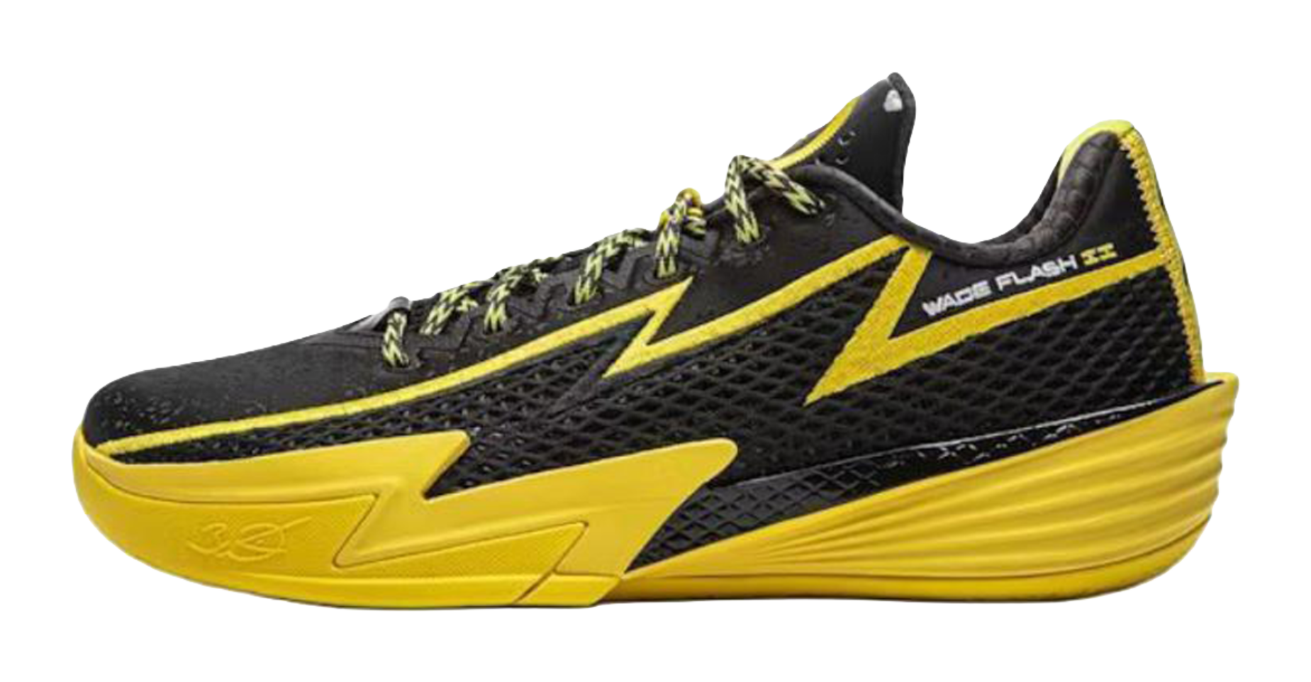 Li Ning Abrasion Resistant Cushioning Abrasion Resistant Cushioning Low top Basketball Shoes Mens Black Yellow  vjsneaker.com