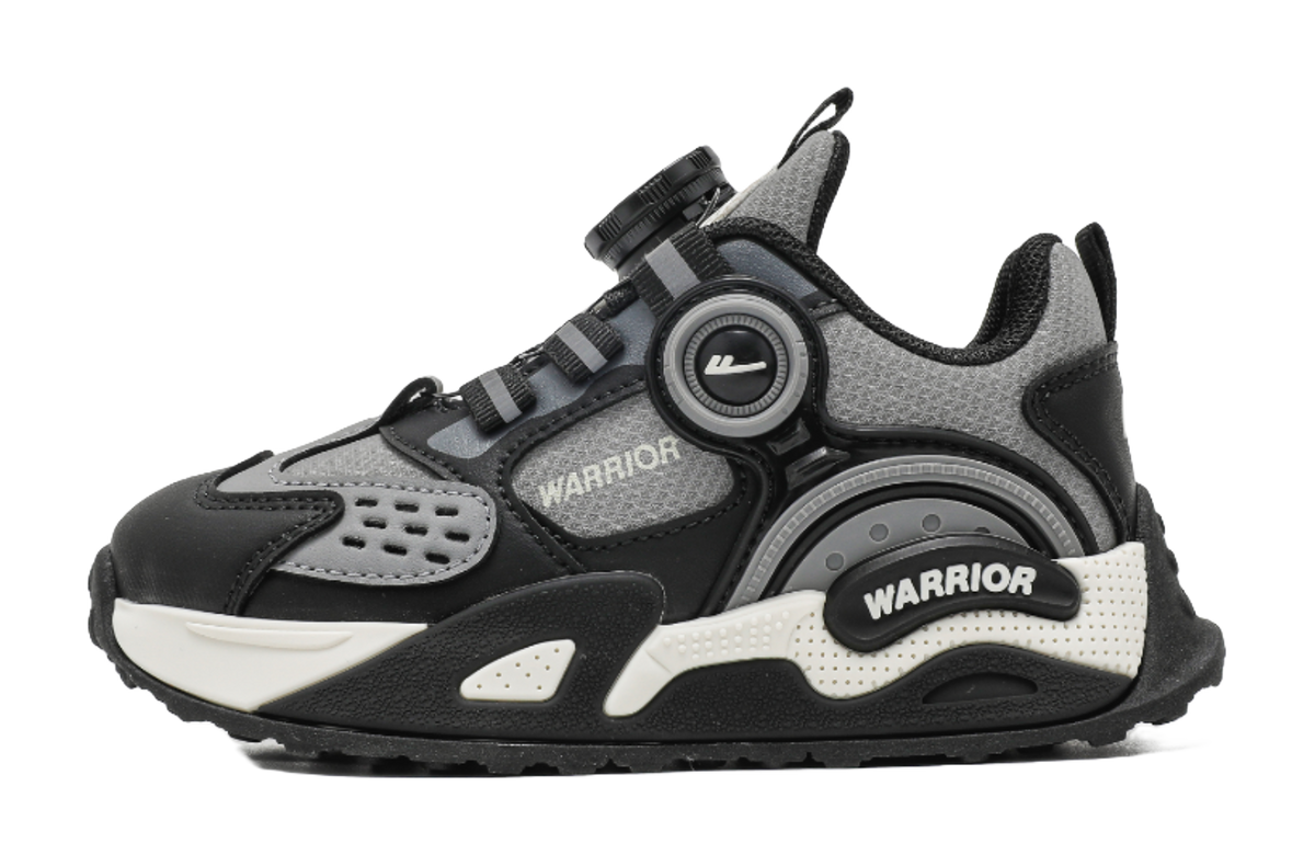 Warrior Warrior Boys' Sports Shoes Synthetic Leather Comfortable, Versatile, Lightweight, Shock Absorbed, Low cut Girls' Casual Shoes for Children  VJSNEAKER