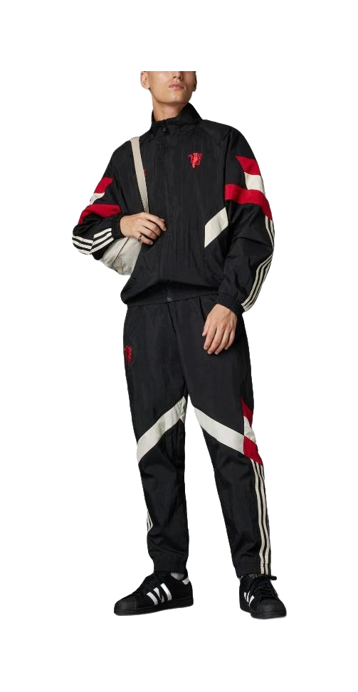 Adidas Originals Manchester Track Jacket Men Black  vjsneaker.com