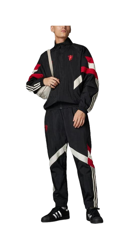 Adidas Originals Manchester Track Jacket Men Black  vjsneaker.com