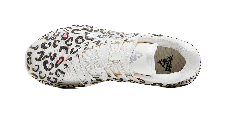 PEAK TaiChi Qing Ling Light Spirit 4.0 "Snow Leopard" DA2630041 - Basketball Shoe Unisex White Black Pink