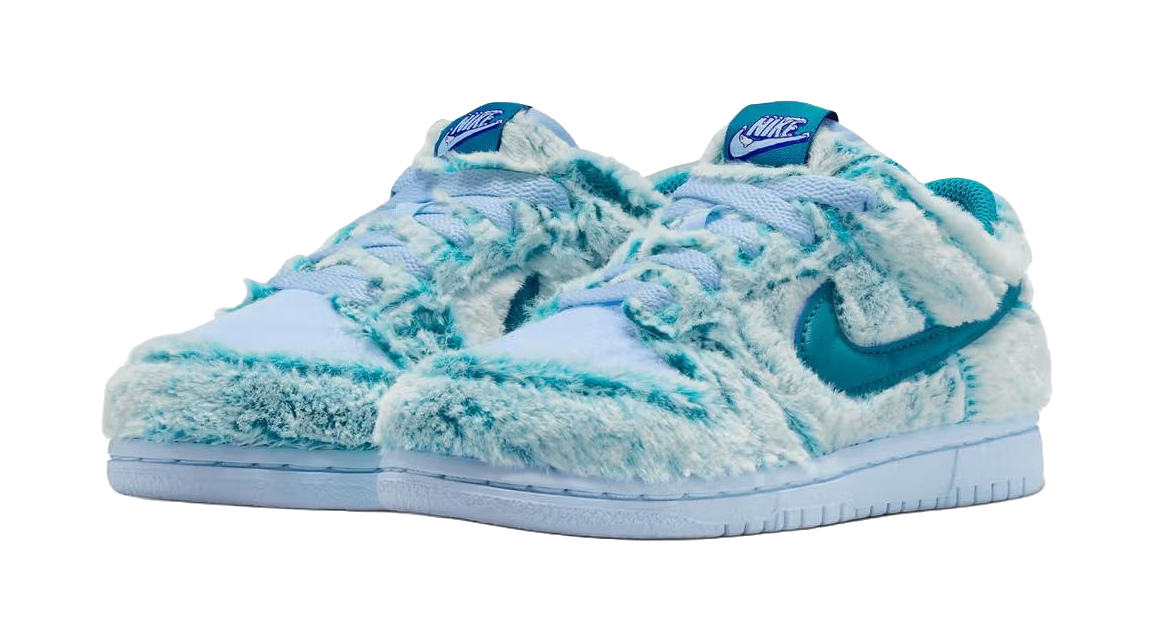 Nike Dunk Thermal Low top Kids Skateboarding Shoes Blue Unisex  vjsneaker.com