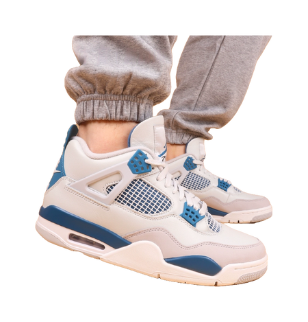 Jordan 4 Retro Military Blue 2024 GS  vjsneaker.com