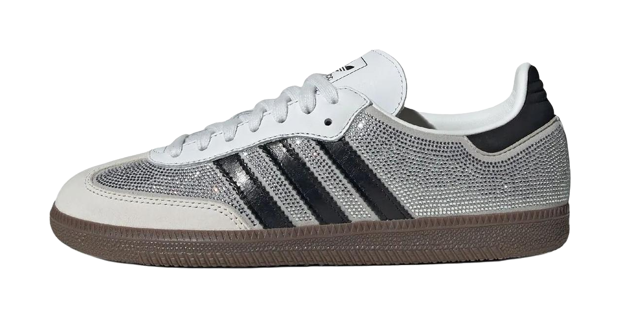 Samba Wmns Adidas Originals Og Crystal White Rhinestones  vjsneaker.com