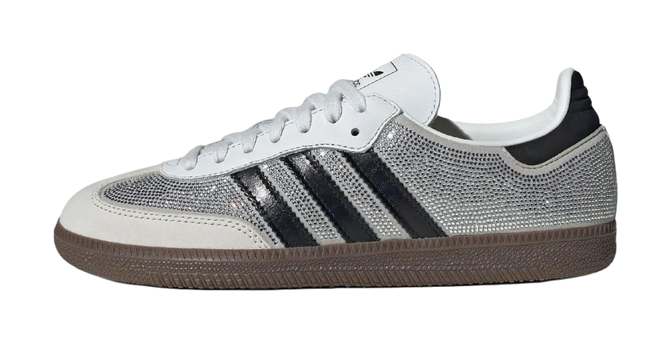 Samba Wmns Adidas Originals Og Crystal White Rhinestones  vjsneaker.com