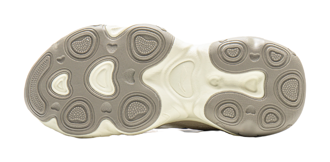 LiNing Honey Cushioning, Slip Resistant, Abrasion Resistant Support Low top Chunky Sneakers Women's Ivory Dune Khaki 