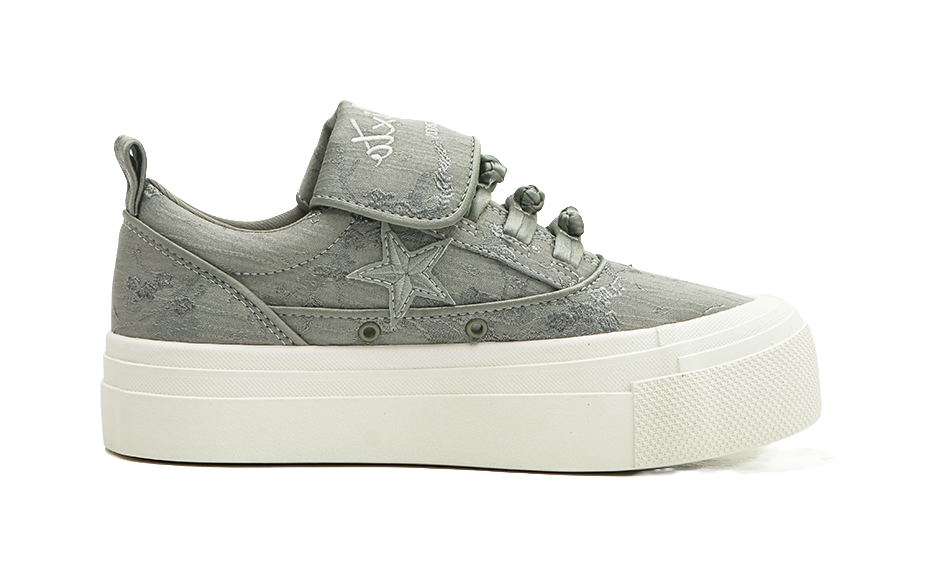 KAALIXTO Skateboarding Canvas Low 'Grey'