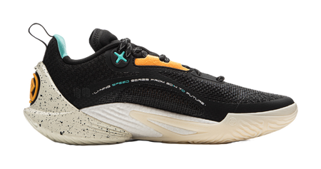 LiNing Speed 10 Shock Absorbers Slip Resistant Abrasion Resistant Breathable Low top Basketball Shoes Mens Black  VJSNEAKER