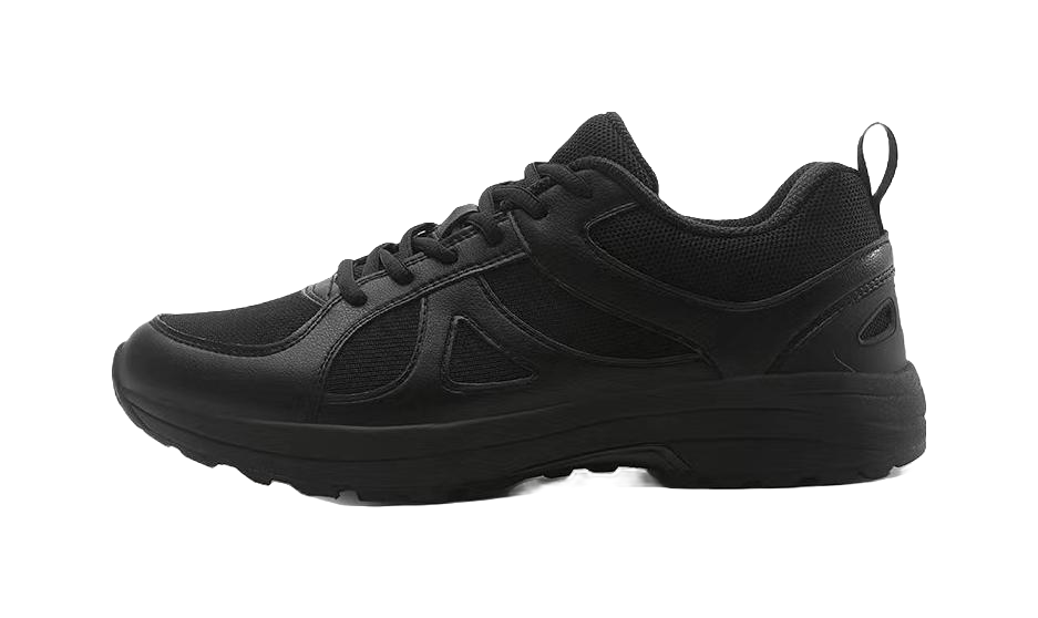 PEAK Slip Resistant Abrasion Resistant Low top Running Shoes Men's Black 