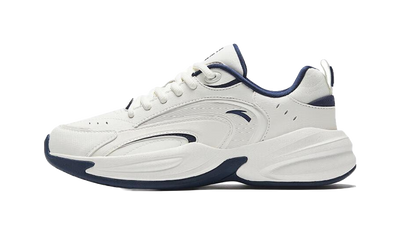 Anta ACE Abrasion Resistant Low top Chunky Sneakers Women's White Blue 