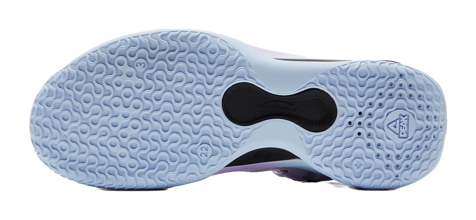 Peak Andrew Wiggins AW3 "Aurora" ET44911A - Basketball Shoe Unisex Purple Blue Mismatched
