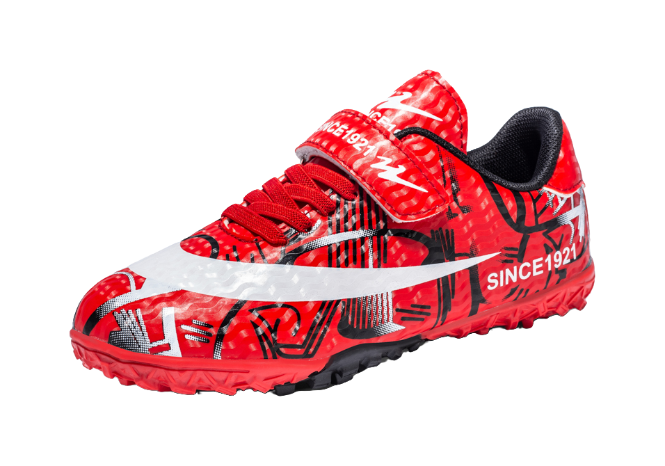 Binary Slip Resistant Anti Kick Lightweight Cushioning Low top Kids Soccer Shoes Kids  VJSNEAKER