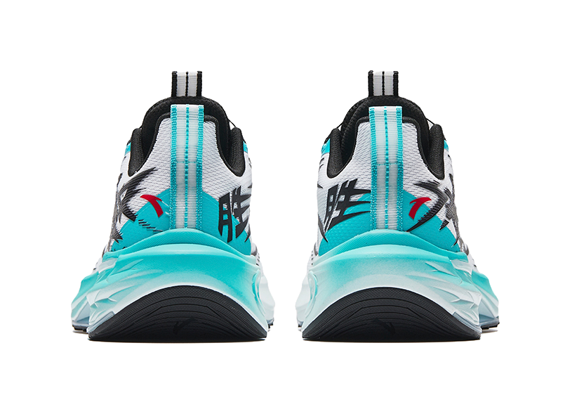 Antakids Lurid Wave Rebound Breathable Lightweight Cushioning Low Top Kids' Running Shoes 