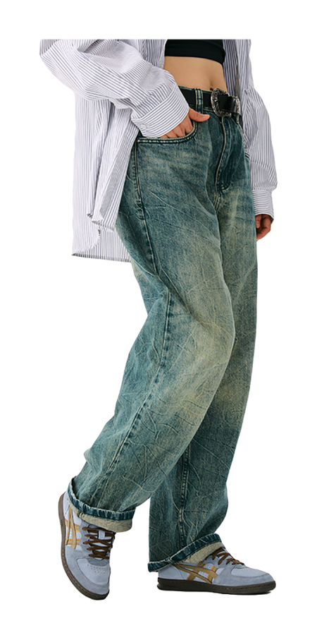 ASICS SKYHAND OG Breathable Skateboard Shoes Unisex Blue  vjsneaker.com