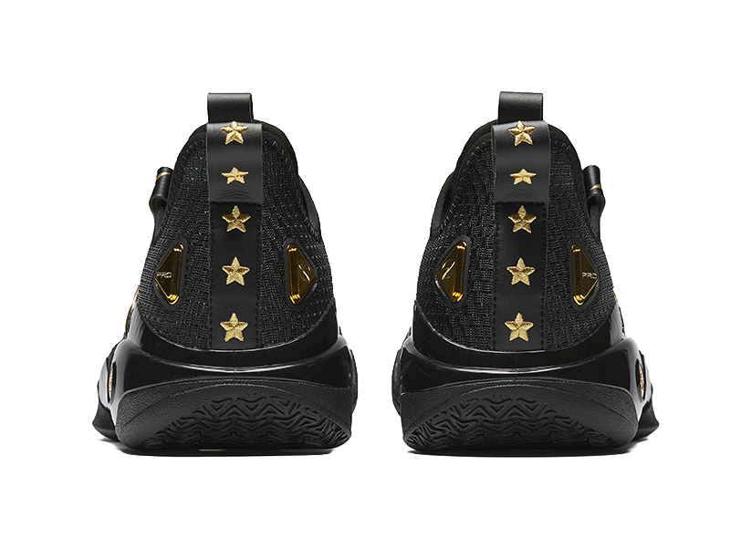 ANTA Shock Wave 5 Pro "Glory" - Basketball Shoes Men's Black Gold  VJSNEAKER