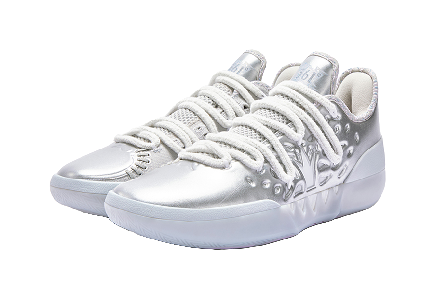 361 Degrees Joker 2 "Ice Blade" 672621111-4 - Basketball Shoes Unisex Silver White
