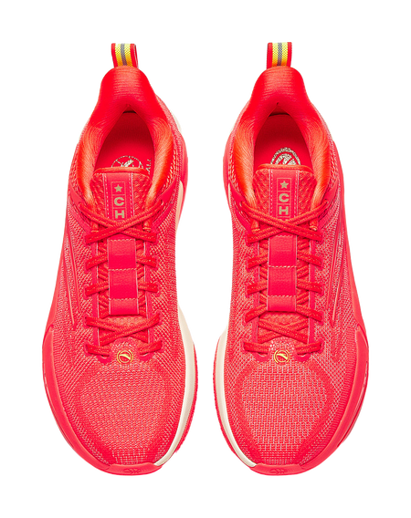 ANTA Shock Quick Decision 7 "Journey" 112611607-5 - Basketball Shoe Unisex Neon Bright Dark Red