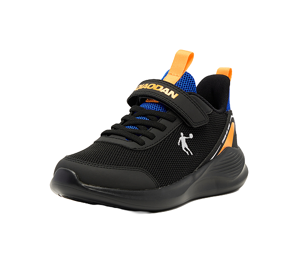 QIAODAN Kids' Running Shoes Black/Dazzling Blue Kids' 