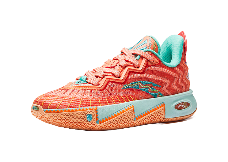 Antakids KAI 2 Abrasion Resistant Low Top Childrens Basketball Shoes Orange Teenagers  VJSNEAKER