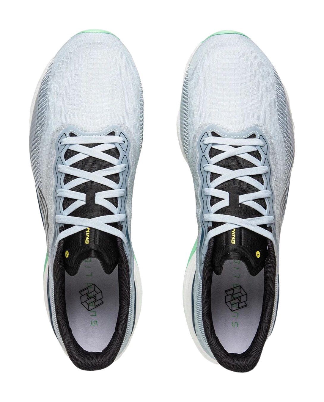 LiNing Super Light 22 Shock Absorbers Slip Resistant Abrasion Resistant Breathable Low Top Running Shoes Men's Blue 