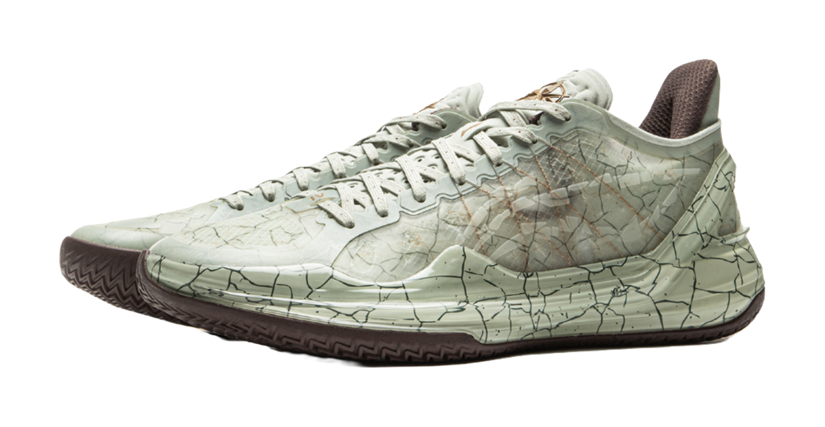 Li Ning Blade 4 V2 Basketball Shoes Mens Low top Jade Cream Green  VJSNEAKER