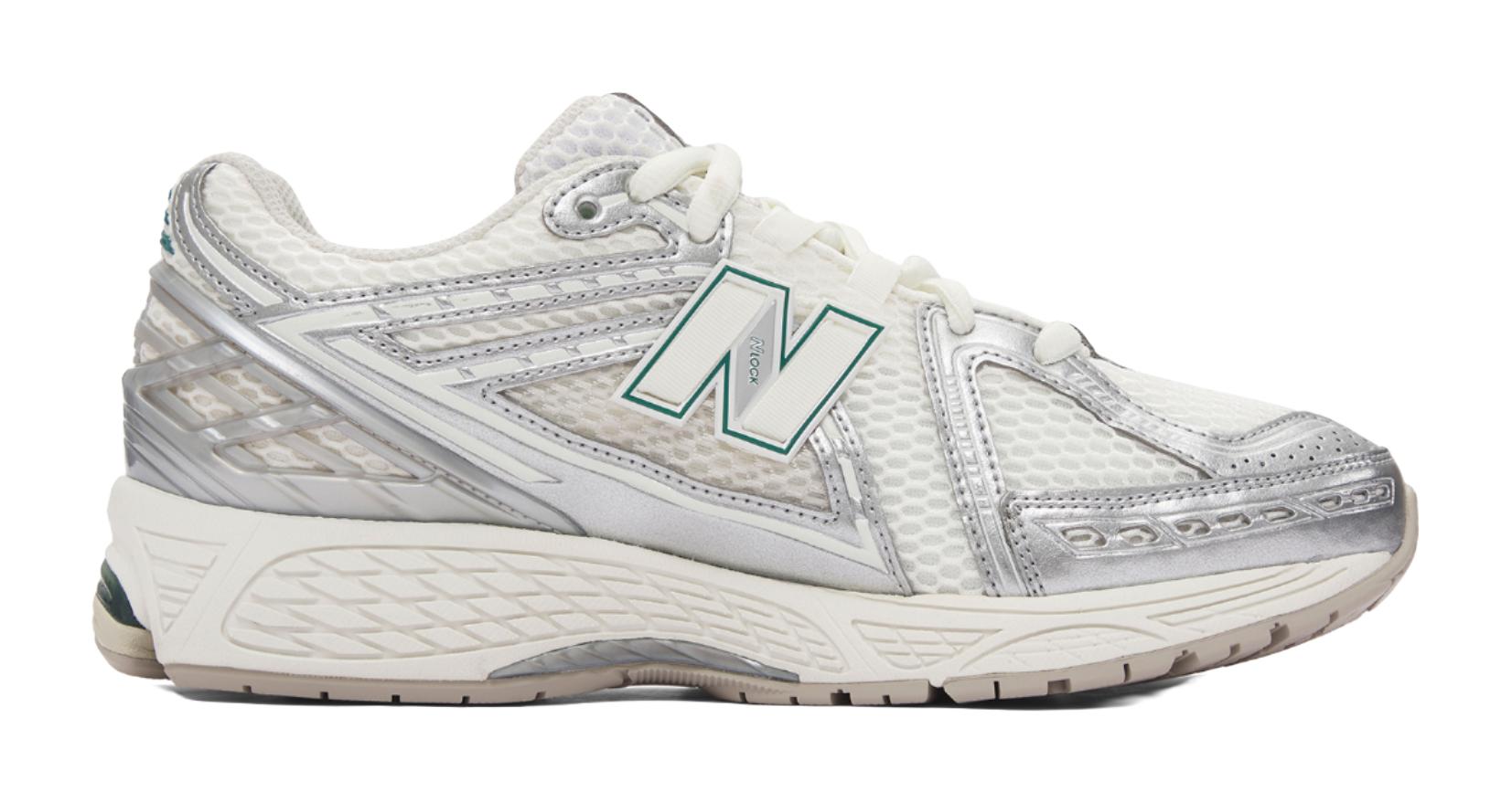 New Balance 1906R Silver Metallic Cream  vjsneaker.com