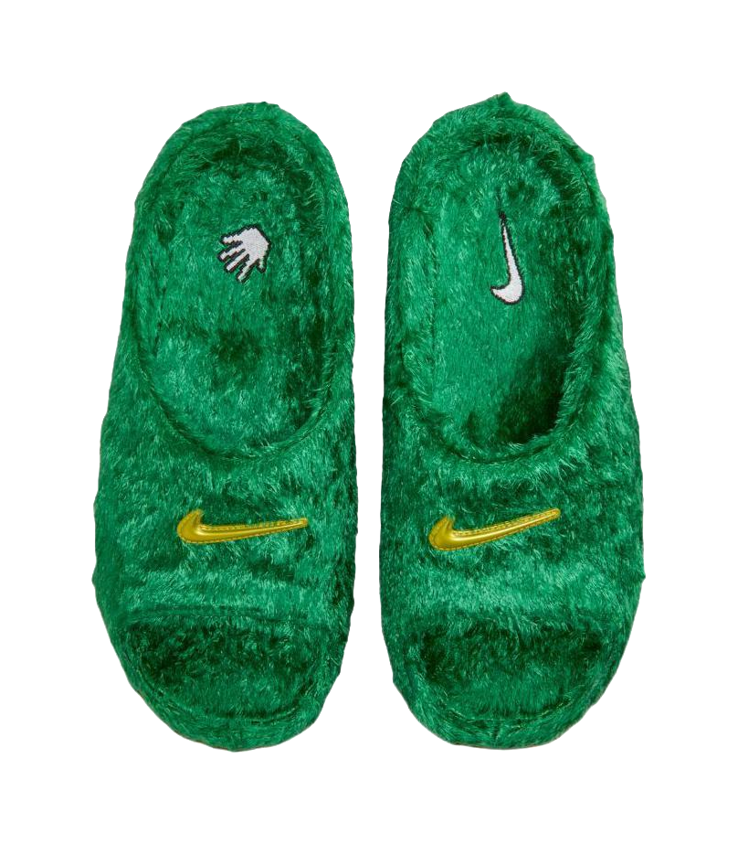 .SWOOSH x Nike ReactX Rejuven8 Slide Slippers Unisex Green  vjsneaker.com