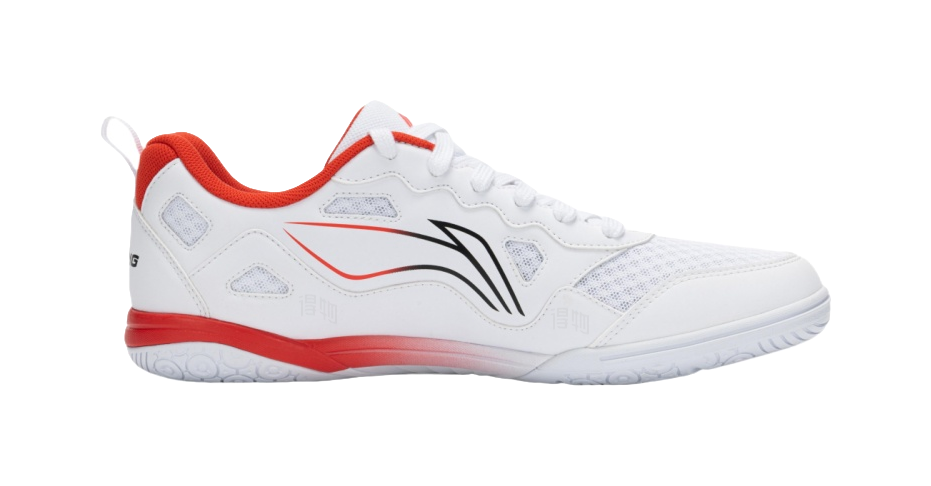 Li-Ning Eagle Eye 3.0 ESS "Bai Yan Chi Ying" APPV011-6 - Table Tennis Shoe Unisex White Red