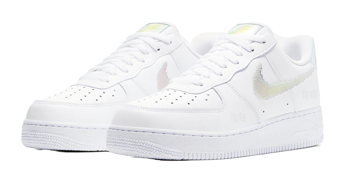 Nike Air Force 1 Low Iridescent Pixel White  vjsneaker.com