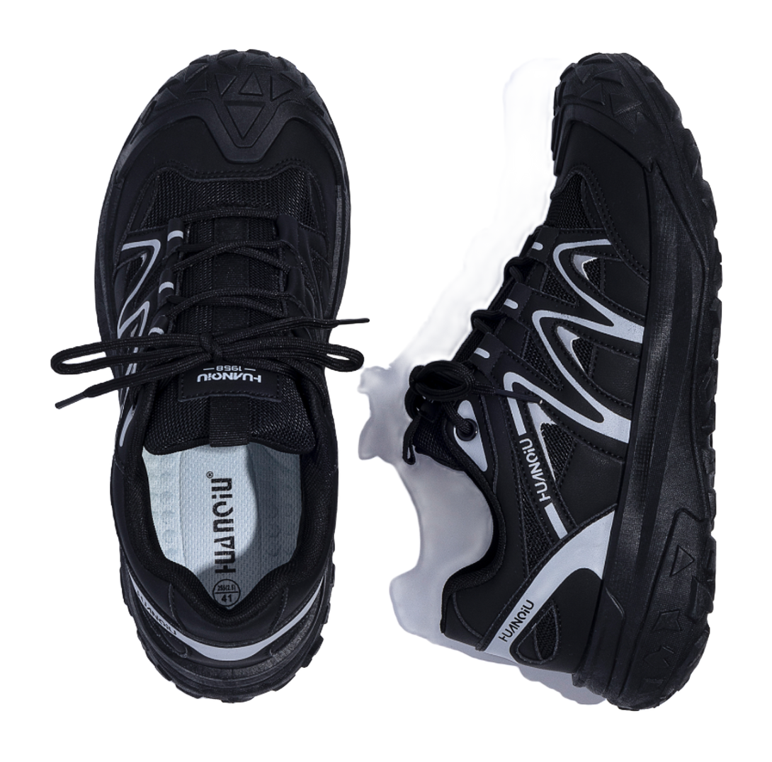 HUANQIU Abrasion Resistant, Breathable, Lightweight Low Top Chunky Sneakers Men's 