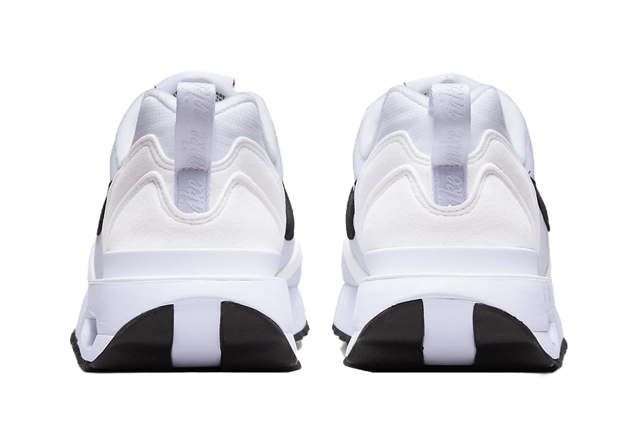 Nike Air Max Dawn White Total Orange Womens  vjsneaker.com