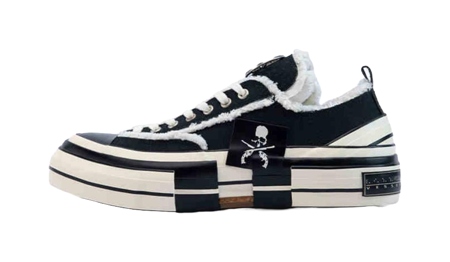 X MMJ·ROARGUNS x VESSEL Low top Canvas Shoes Unisex Black White 