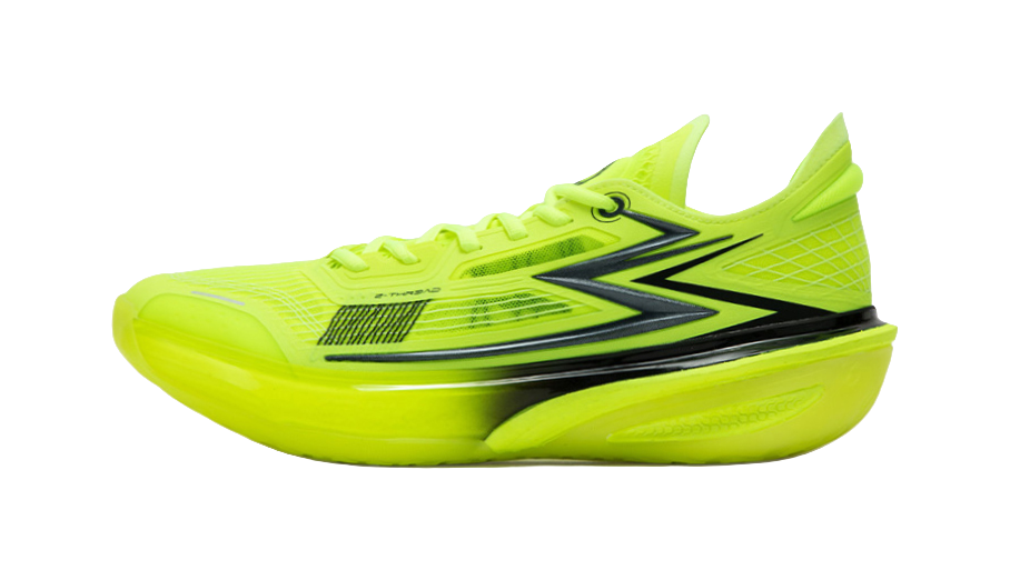 361° Speed BB Basketball Shoes Mens Low top Neon Solar Yellow/Obsidian Black  vjsneaker.com