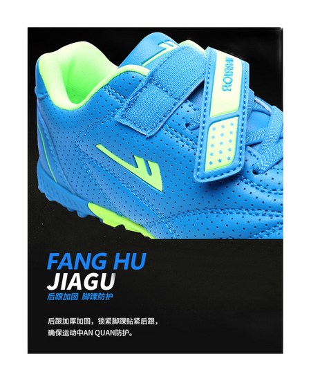 Warrior Cushioning Wear-Resistant Low-Top Kids Soccer Shoes Kids  VJSNEAKER