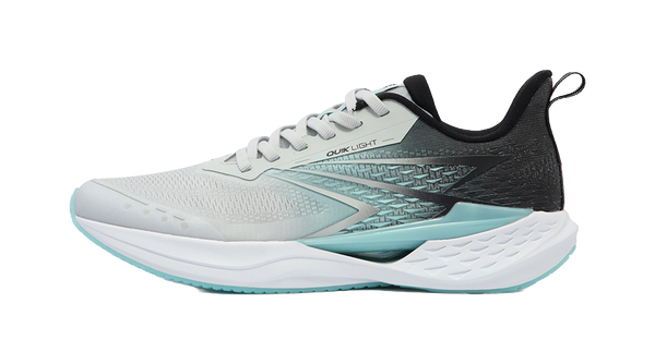 361° FlyFish Cushioning, Slip Resistant, Breathable, Lightweight Low top Running Shoes Men's Gray Green Black 