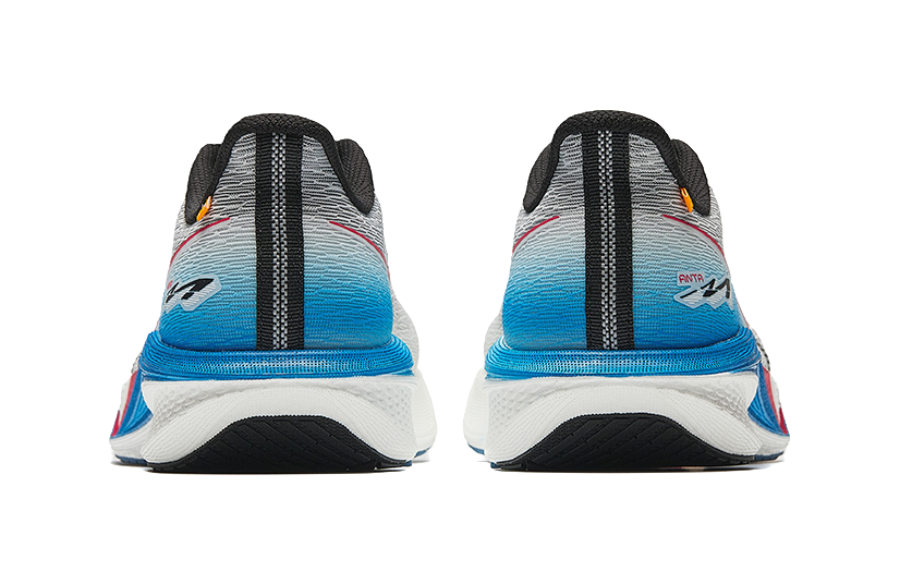 Anta MACH 5.0 Anti Slip Wear Resistant Low Top Casual Running Shoes Men's Gray Black Blue 