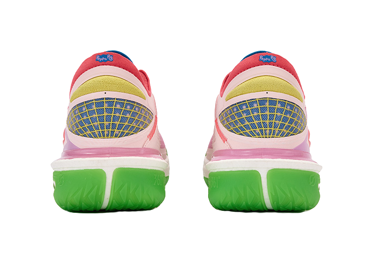 361° Cushioning, Slip Resistant, And Abrasion Resistant Low Top Basketball Shoes Mens Fluorescent Hot Coral Pink  vjsneaker.com