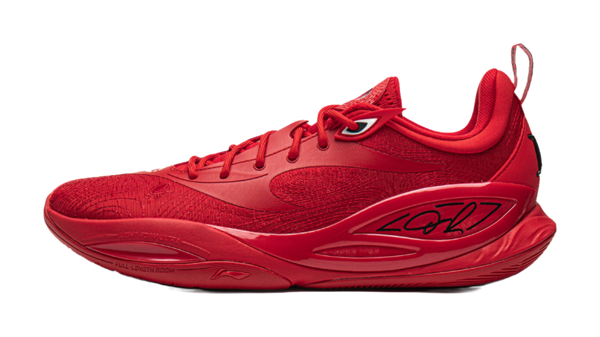 Li Ning DLO2 Low top Basketball Shoes Unisex Wealth Red