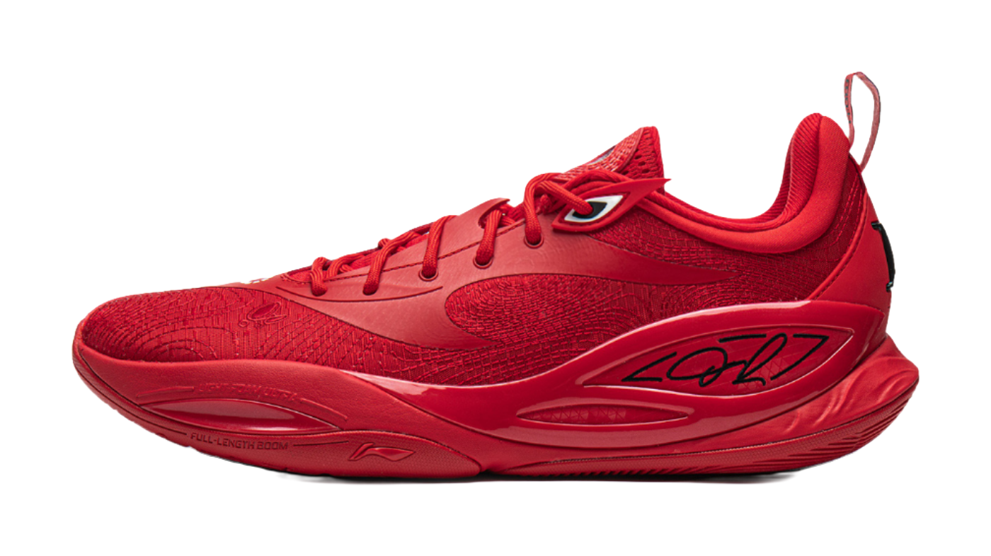 Li Ning DLO2 Low top Basketball Shoes Unisex Wealth Red