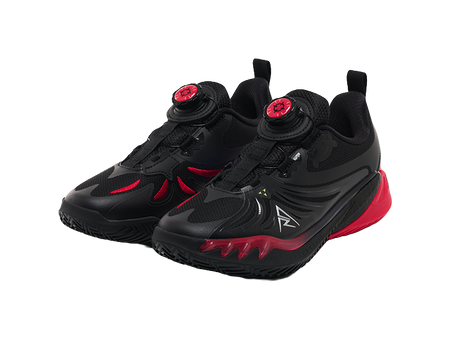 RigoreR Reeves Series, Reeves Third Generation AR3 Fire Color Matching, Shocking Technology, Anti slip, Shock Absorbent, Wear resistant, Low cut Basketball Shoes for Children  VJSNEAKER