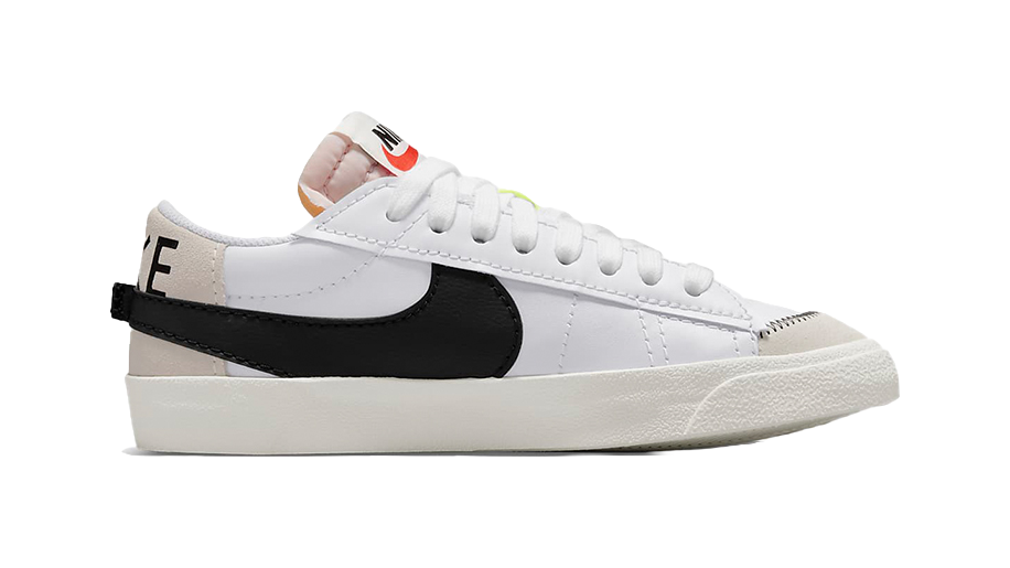 Nike Blazer Low 77 Jumbo White Black  vjsneaker.com